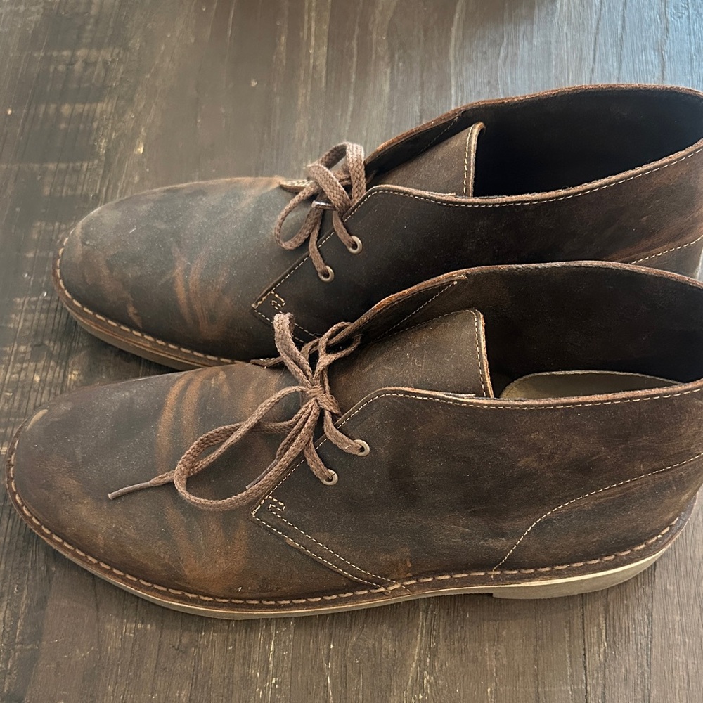 Clarks Dark Brown Chukka Boots